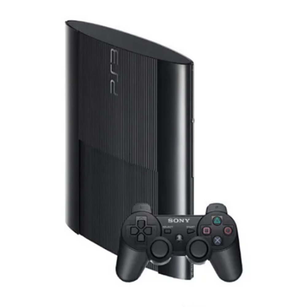 Sony PlayStation 3 Super Slim (Nero, 500GB) Ricondizionato - FlashMac